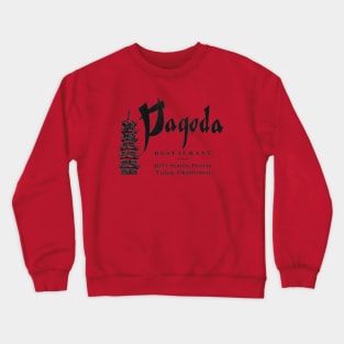 Lost Restaurants of Tulsa - The Pagoda Crewneck Sweatshirt